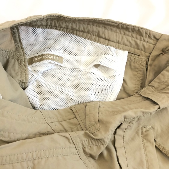 The north face stowable tan hiking pants/0 - Picture 7 of 8